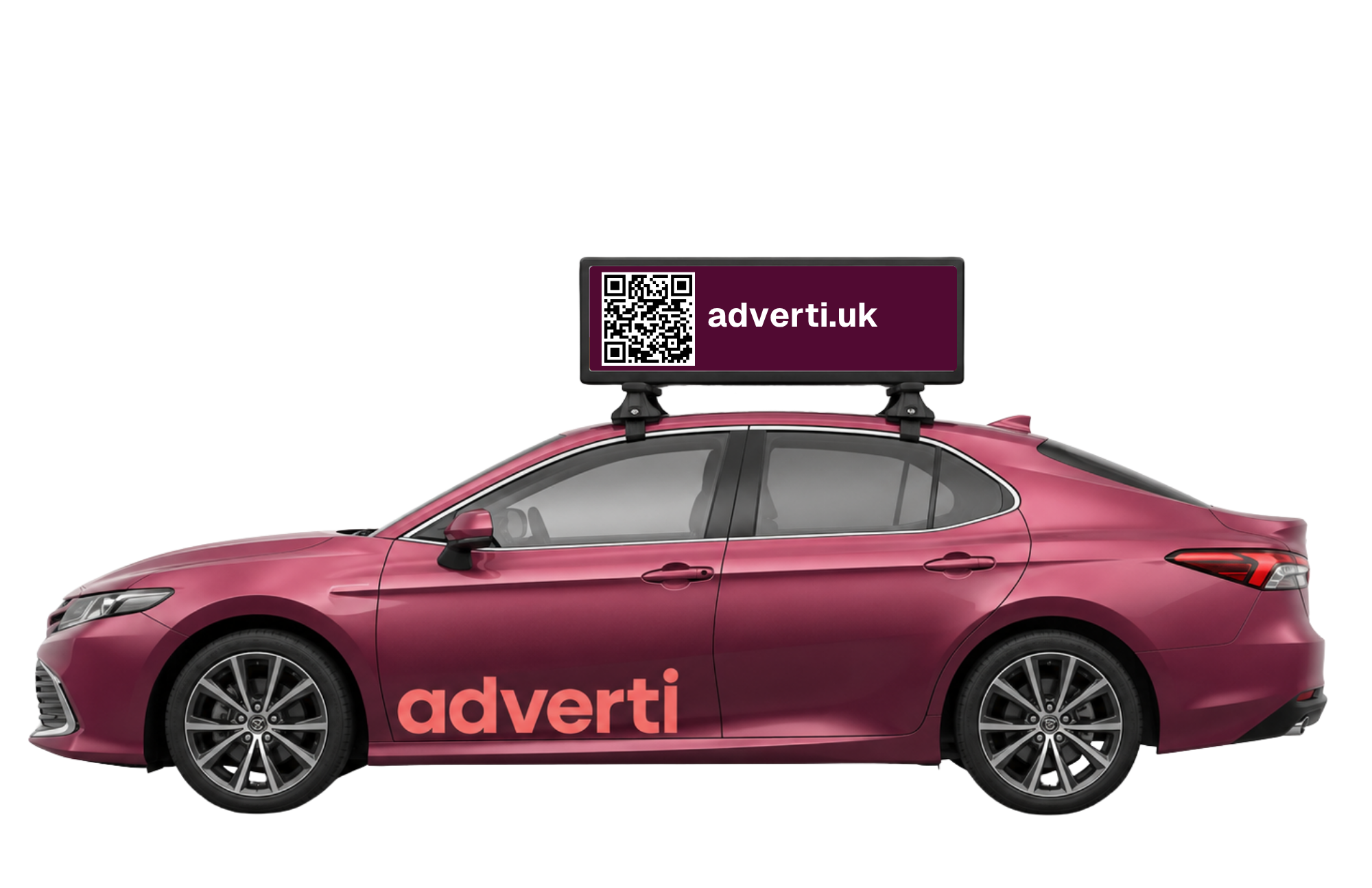 Adverti car roof LED advertising unit